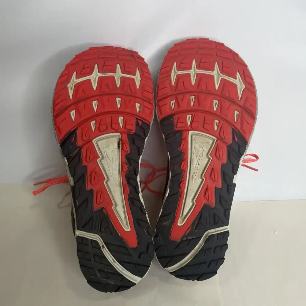 Men’s Altra TIMP 4 Trail Size 10 Red Grey black EUC